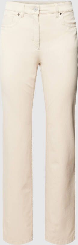 Zerres Broek met labeldetails model 'CORA'