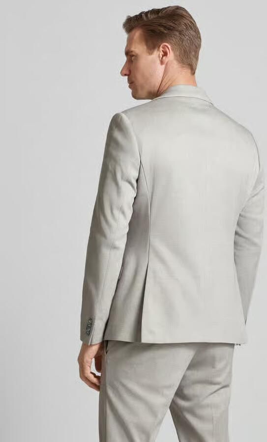 Zuitable slim fit 2-knoops colbert met klepzakken model 'Nick' - Foto 5