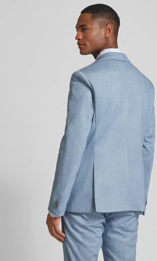 Zuitable slim fit 2-knoops colbert met klepzakken model 'Nick' - Foto 5