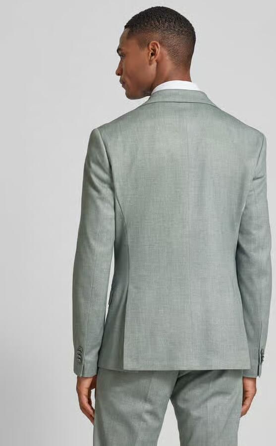 Zuitable slim fit 2-knoops colbert met klepzakken model 'Nick' - Foto 6