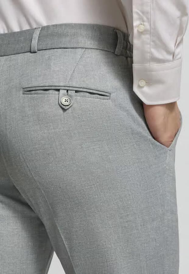 Zuitable Broek met persplooien en vetersluiting model 'SpartaFlex'