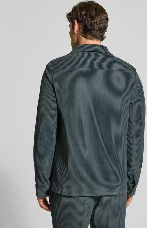 Zuitable Regular fit overshirt met platte kraag model 'John'