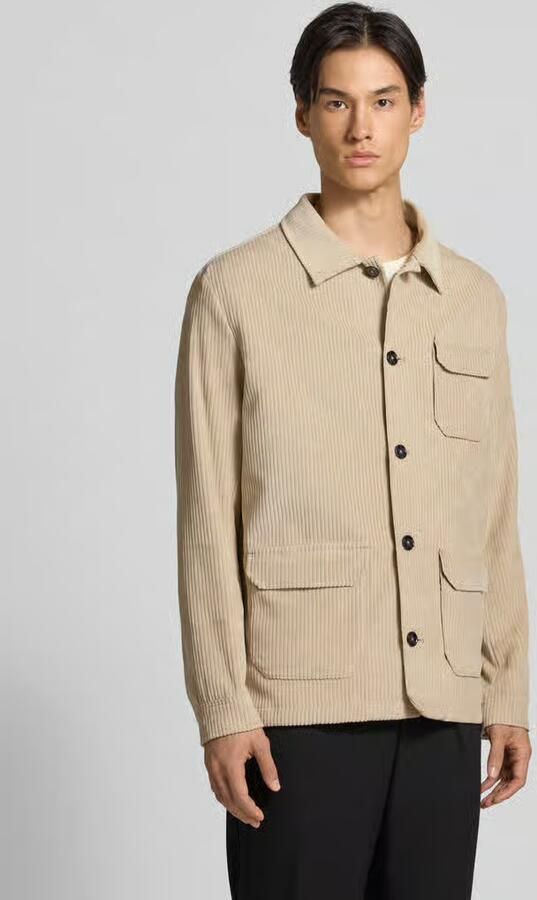 Zuitable Regular fit overshirt met platte kraag model 'John' - Foto 2