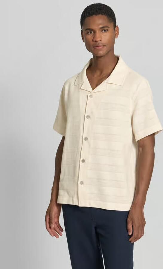 Zuitable regular fit vrijetijdsoverhemd met reverskraag model 'Carlo' - Foto 2