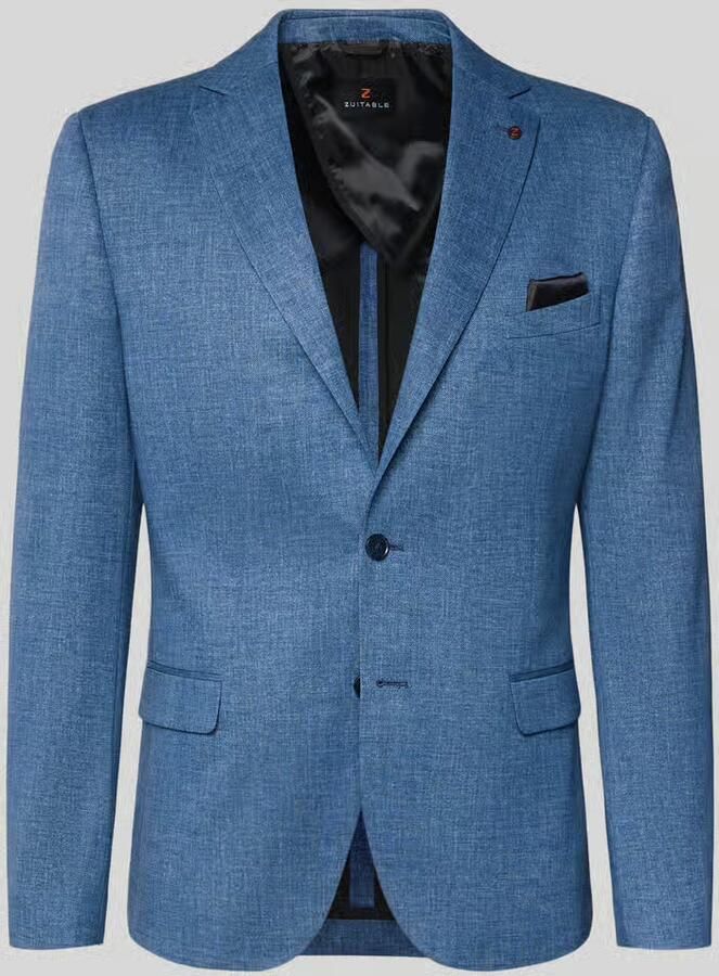 Zuitable slim fit 2-knoops colbert met klepzakken model 'Nick' - Foto 6