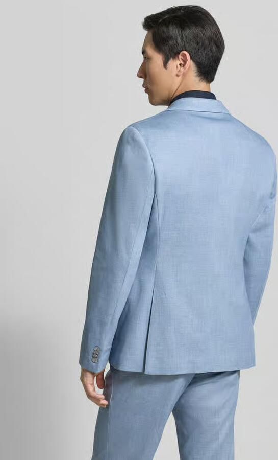 Zuitable slim fit 2-knoops colbert met klepzakken model 'Nick' - Foto 8