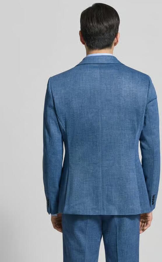Zuitable slim fit 2-knoops colbert met klepzakken model 'Nick' - Foto 7