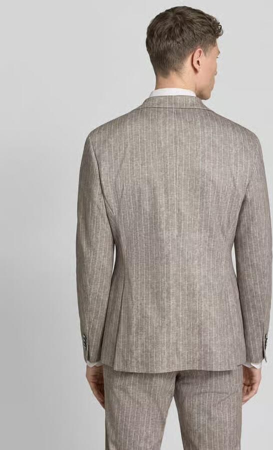 Zuitable slim fit 2-knoops colbert met klepzakken model 'Nick' - Foto 4