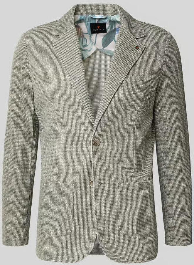 Zuitable Slim fit 2-knoops colbert met reverskraag - Foto 2
