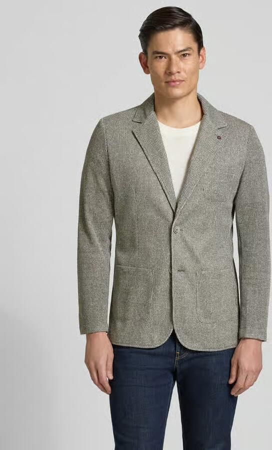 Zuitable Slim fit 2-knoops colbert met reverskraag - Foto 3