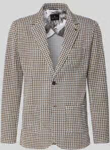 Zuitable slim fit 2-knoops colbert van katoenmix