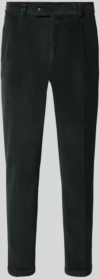 Zuitable Slim fit broek van katoenmix in corduroy look model 'Cliffer'