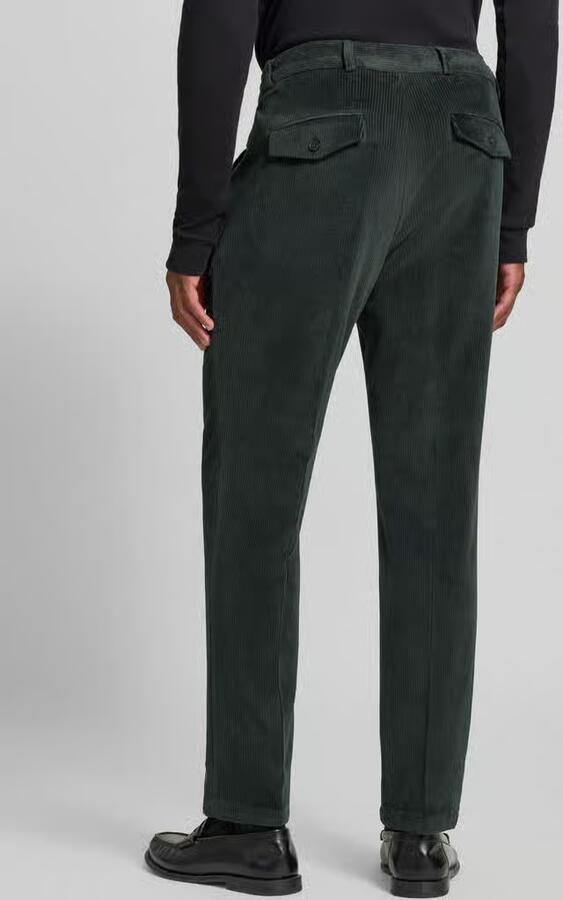 Zuitable Slim fit broek van katoenmix in corduroy look model 'Cliffer'