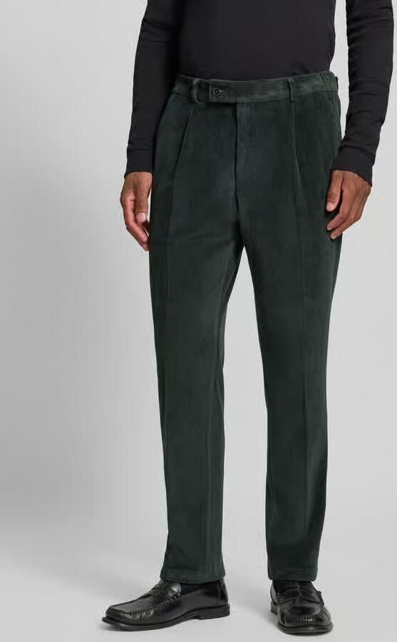 Zuitable Slim fit broek van katoenmix in corduroy look model 'Cliffer' - Foto 2