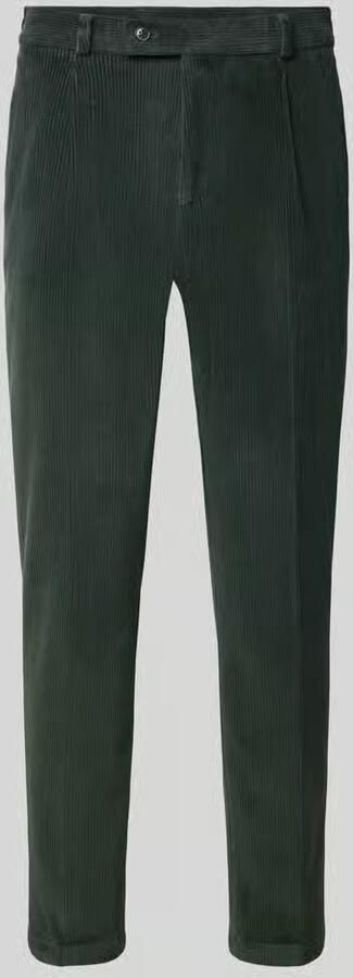 Zuitable Slim fit broek van katoenmix in corduroy look model 'Cliffer' - Foto 3