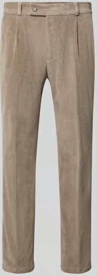 Zuitable Slim fit broek van katoenmix in corduroy look model 'Cliffer'