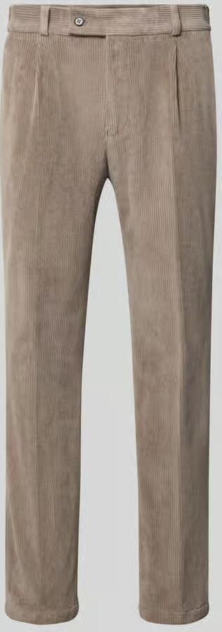 Zuitable Slim fit broek van katoenmix in corduroy look model 'Cliffer'