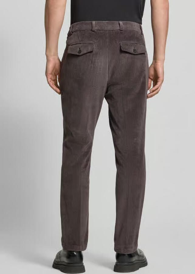 Zuitable Slim fit broek van katoenmix in corduroy look model 'Cliffer' - Foto 2