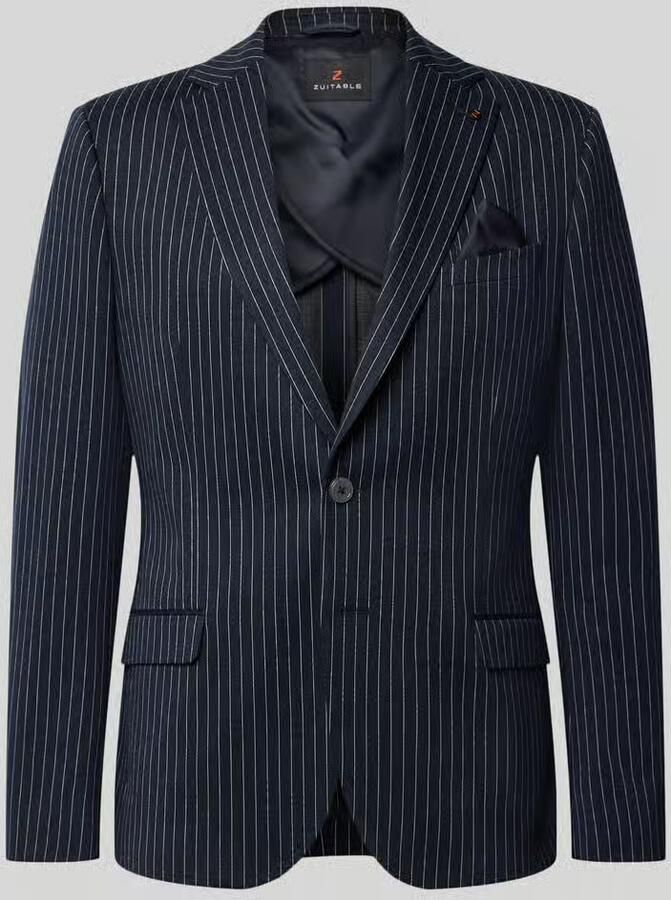 Zuitable Slim Fit colbert met borstzak model 'Nick' - Foto 2