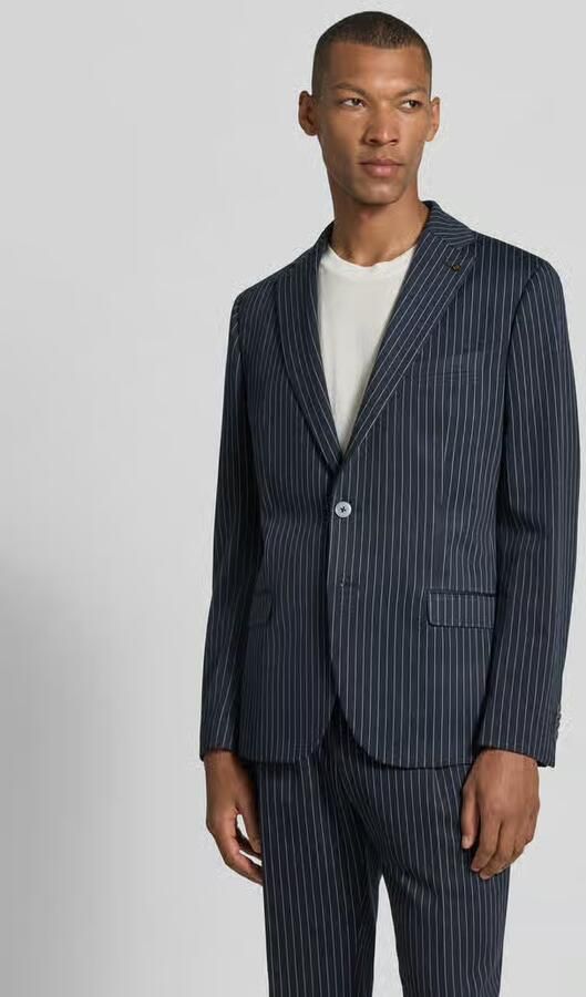 Zuitable Slim Fit colbert met borstzak model 'Nick' - Foto 3