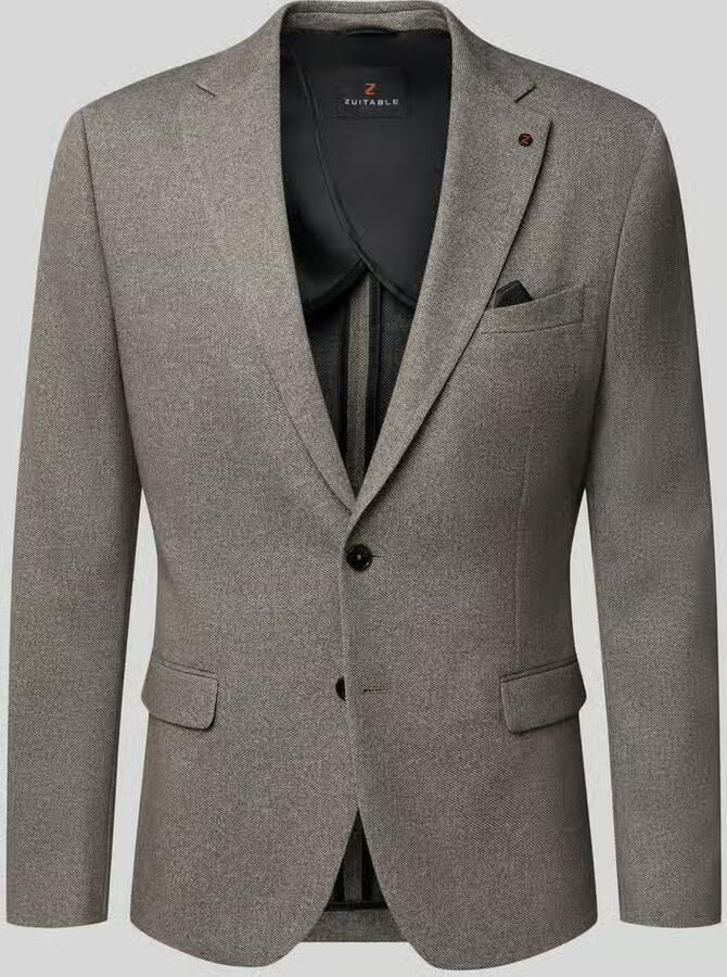 Zuitable Slim fit colbert met katoen-aandeel model 'Nick'