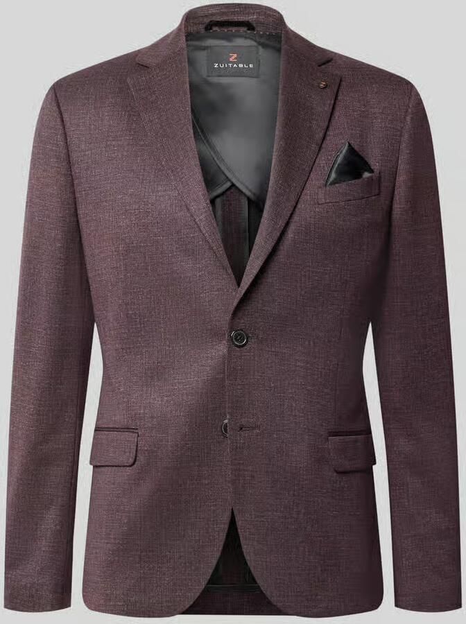 Zuitable Slim fit colbert met lyocell-aandeel model 'Nick' - Foto 2