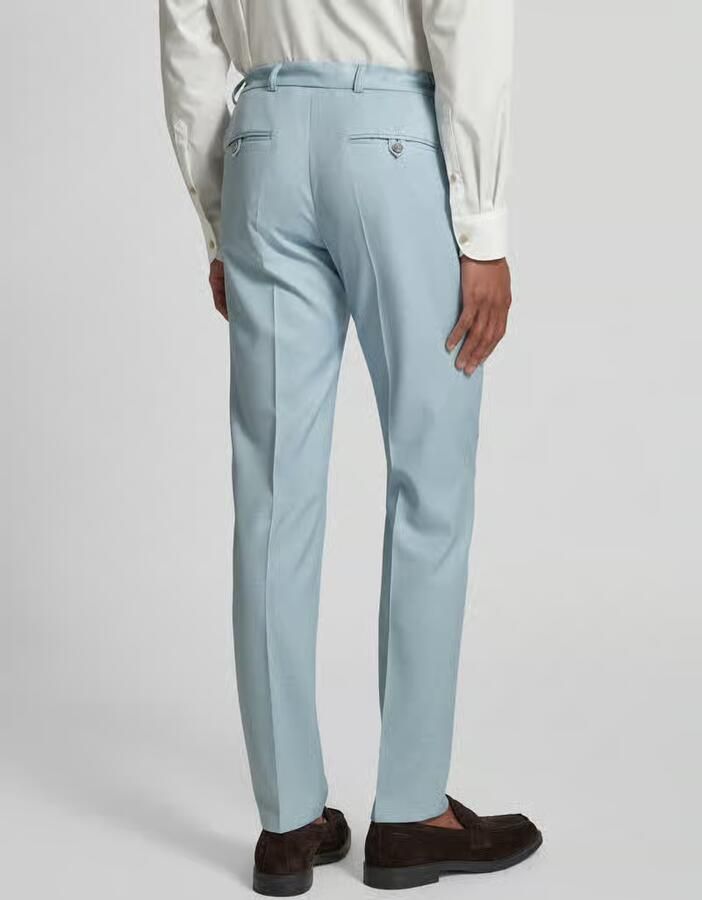 Zuitable Slim fit pantalon met persplooien model 'SPARTAFLEX' - Foto 2