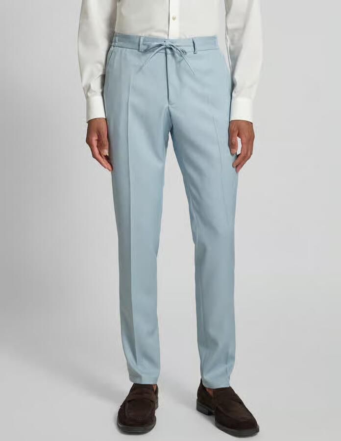 Zuitable Slim fit pantalon met persplooien model 'SPARTAFLEX' - Foto 3