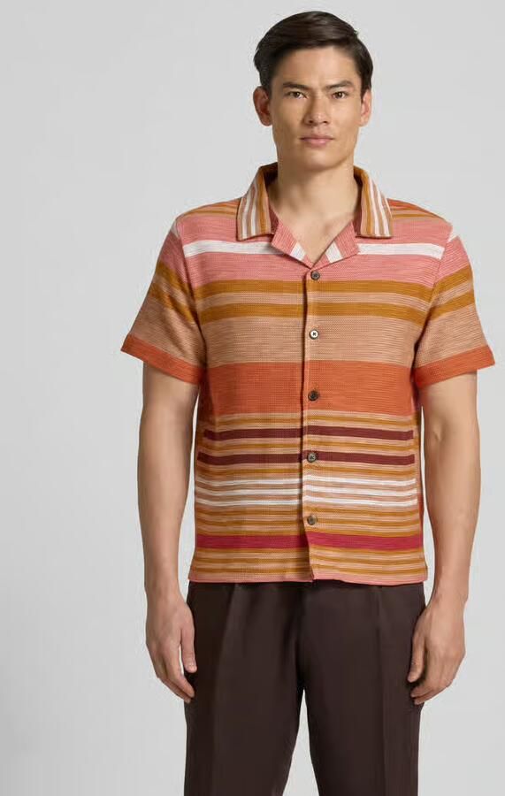 Zuitable slim fit vrijetijdsoverhemd met reverskraag model 'Carlo' - Foto 2