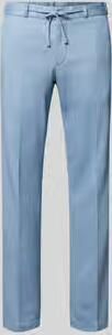 Zuitable straight fit stoffen broek met bandplooien model 'Sparta' - Foto 5