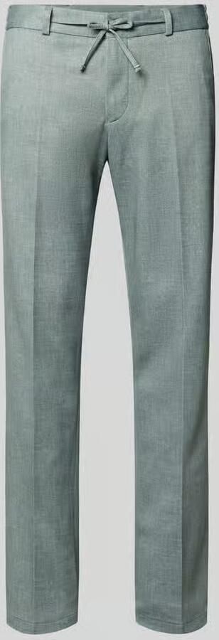 Zuitable straight fit stoffen broek met bandplooien model 'Sparta' - Foto 2
