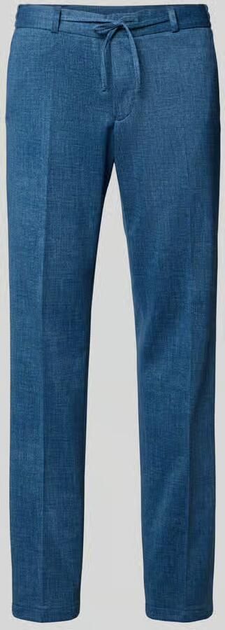 Zuitable straight fit stoffen broek met bandplooien model 'Sparta' - Foto 2