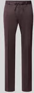 Zuitable straight fit stoffen broek met tunnelkoord model 'Sparta'