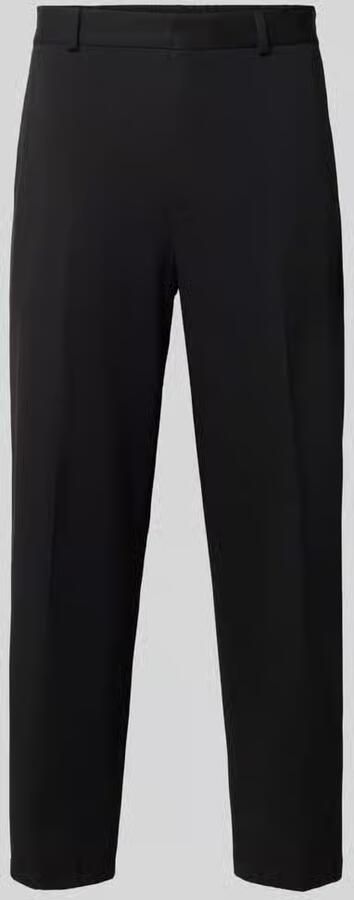 Zuitable straight fit stoffen broek met viscose model 'Glen'