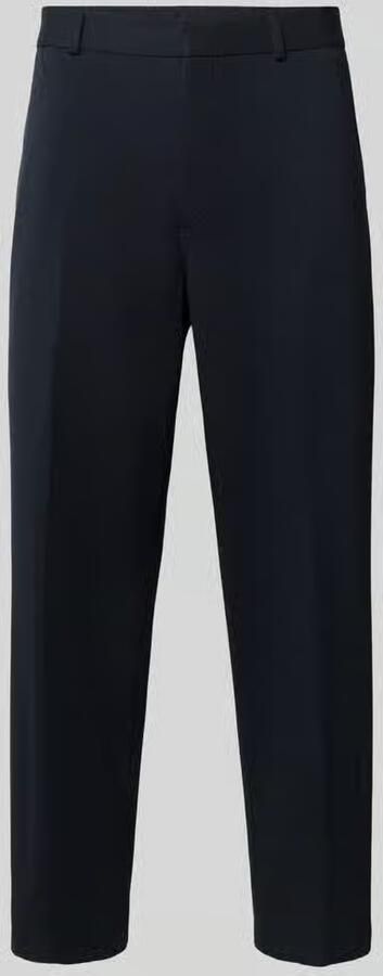 Zuitable straight fit stoffen broek met viscose model 'Glen'