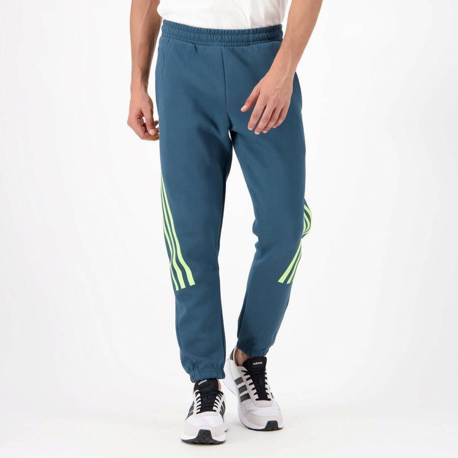 Adidas 3-stripes joggingbroek blauw groen heren