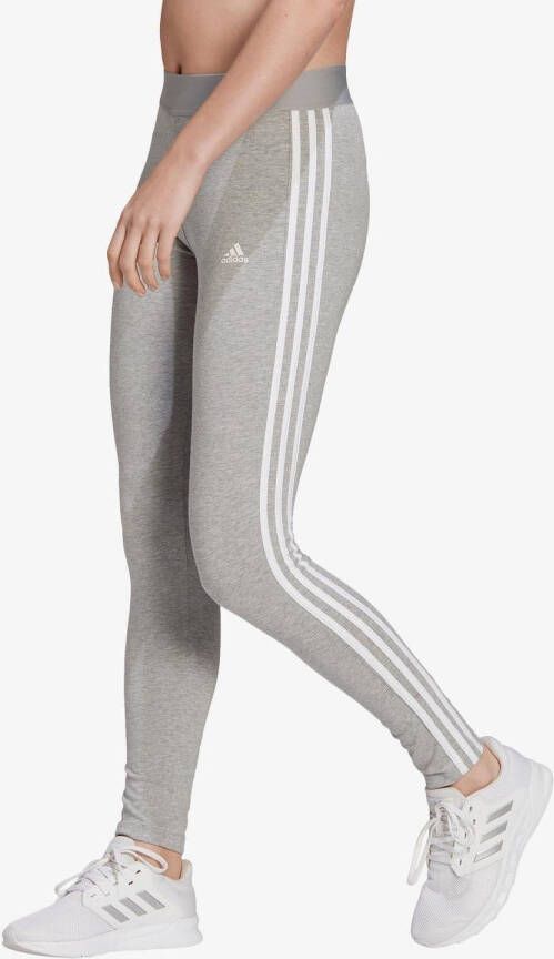Adidas 3-stripes legging grijs dames