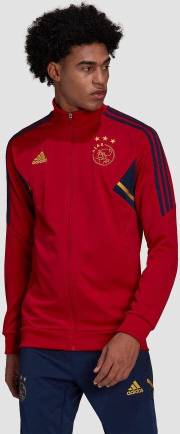 Adidas afc ajax condivo 22 trainingsjas 22 23 rood heren