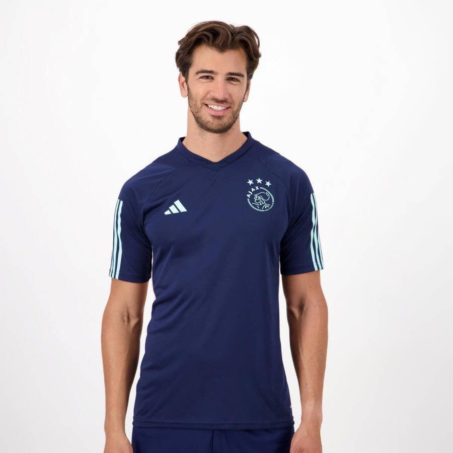 Adidas Ajax Trainingsshirt 23 24 Marineblauw Heren