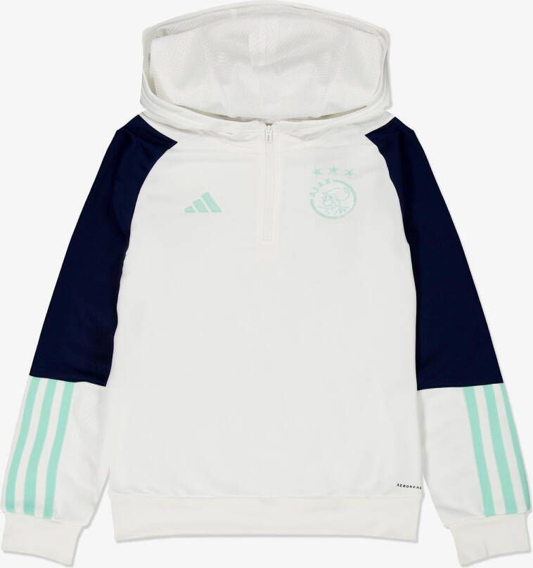 Adidas Ajax Training Sweatshirt 23 24 Wit Kinderen
