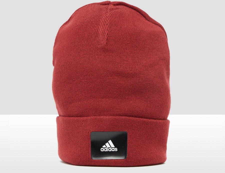 Adidas Woolie Logo Beanie Wool Cap Red Unisex