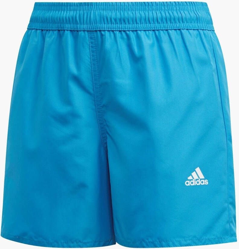 Adidas badge of sport boardshort blauw kinderen