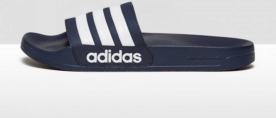 Adidas cloudfoam adilette slippers blauw