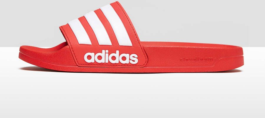 Adidas cloudfoam adilette slippers rood heren