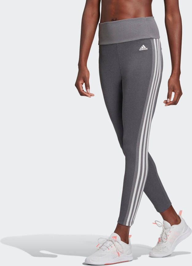 Adidas Trainingstights DESIGNED TO MOVE HIGH RISE 3 STREPEN SPORT 7 8 TIGHT