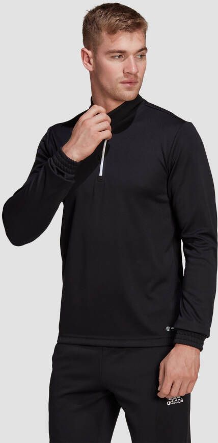 Adidas entrada 22 hardlooptop zwart wit heren