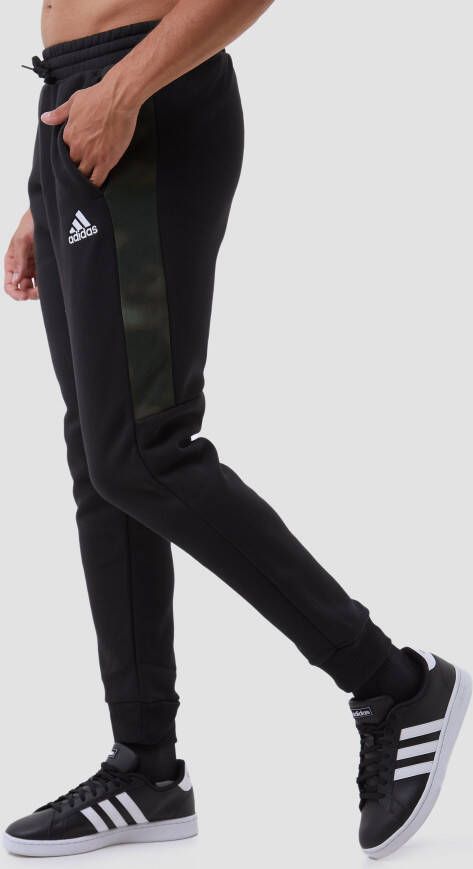Adidas essentials camo print joggingbroek zwart heren