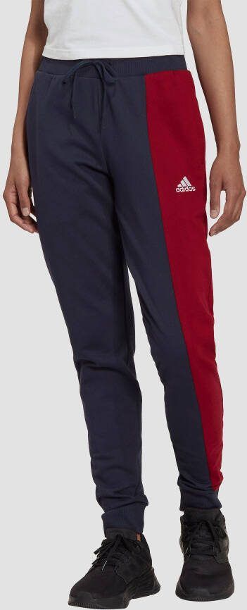Adidas essentials colorblock joggingbroek blauw rood dames - Foto 2