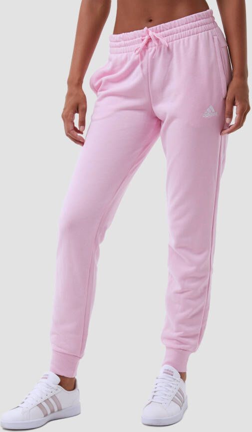 Adidas essentials french terry logo joggingbroek roze dames