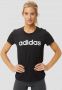 Adidas essentials linear slim shirt zwart dames - Thumbnail 3